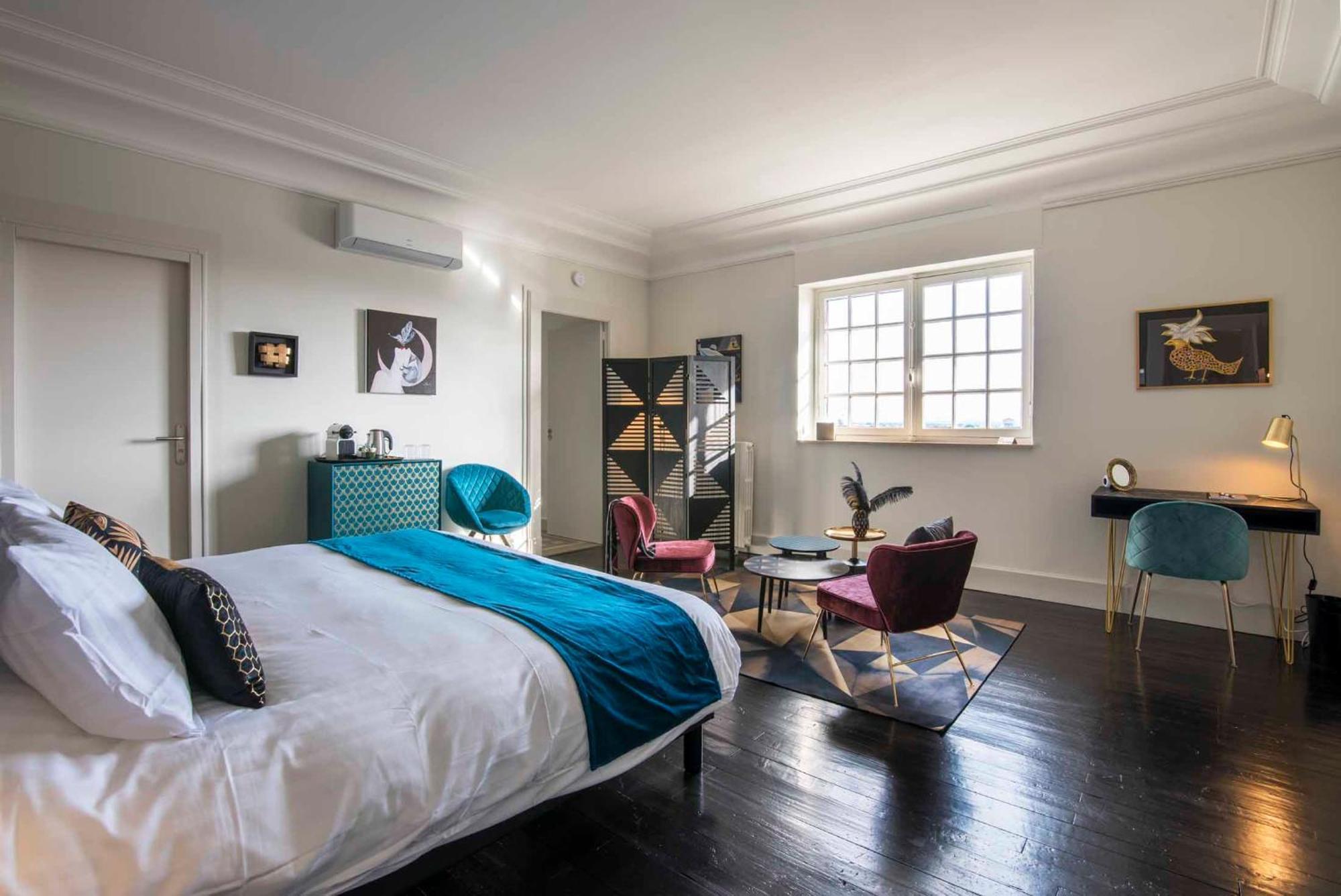 ก็อง ลา วีล ดอร์ Bed & Breakfast อาฌ็อง ห้อง รูปภาพ